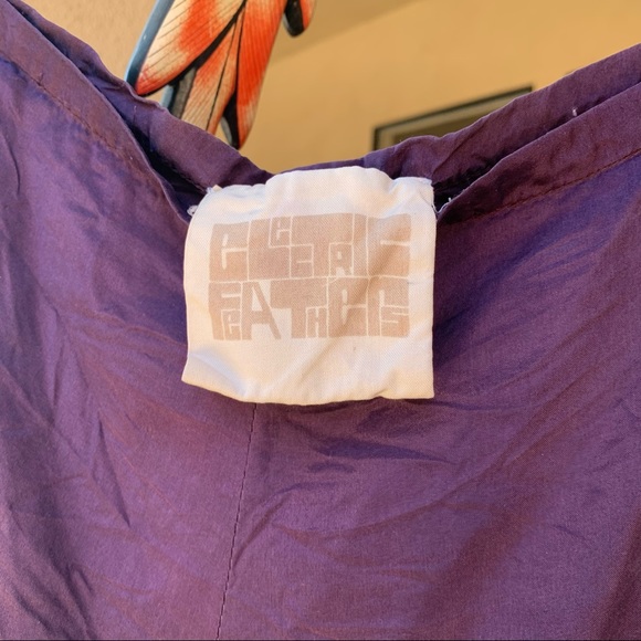 Electric Feathers 100% Silk Pants - Picture 3 of 7